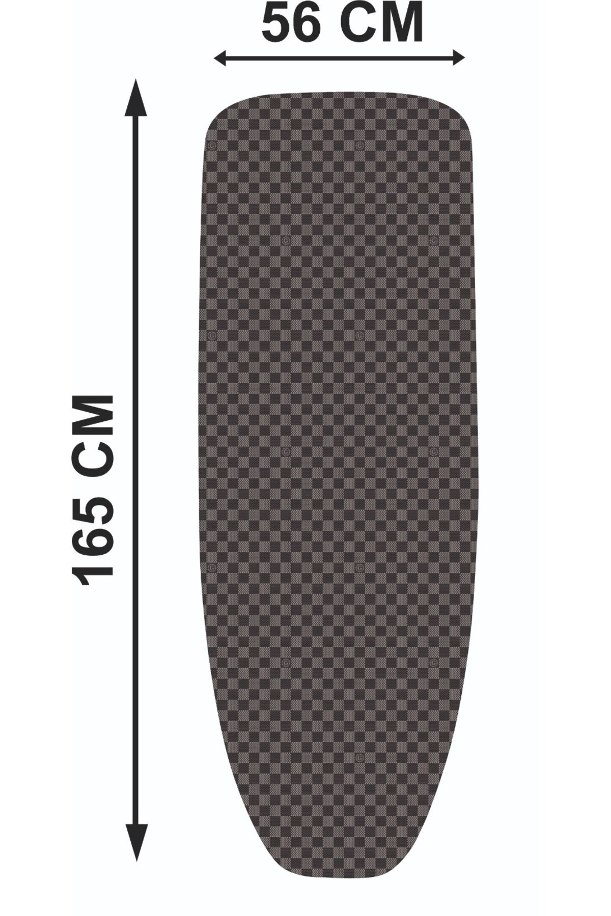 King Battal Boy Gri Rengi Ütü Masası Kılıfı (ÜTÜ MASASI &AKSESUARLARI, ironing board cover)