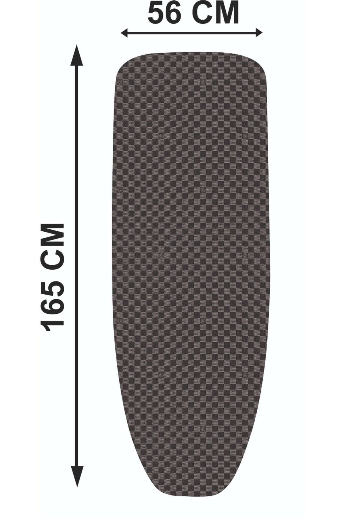 King Battal Boy Gri Rengi Ütü Masası Kılıfı (ÜTÜ MASASI &AKSESUARLARI, ironing board cover)