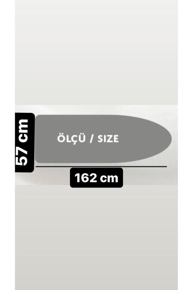 LUXURY XXL PRESTİGE GREEN Ütü Masası Kılıfı Bezi Örtüsü (57X162CM)