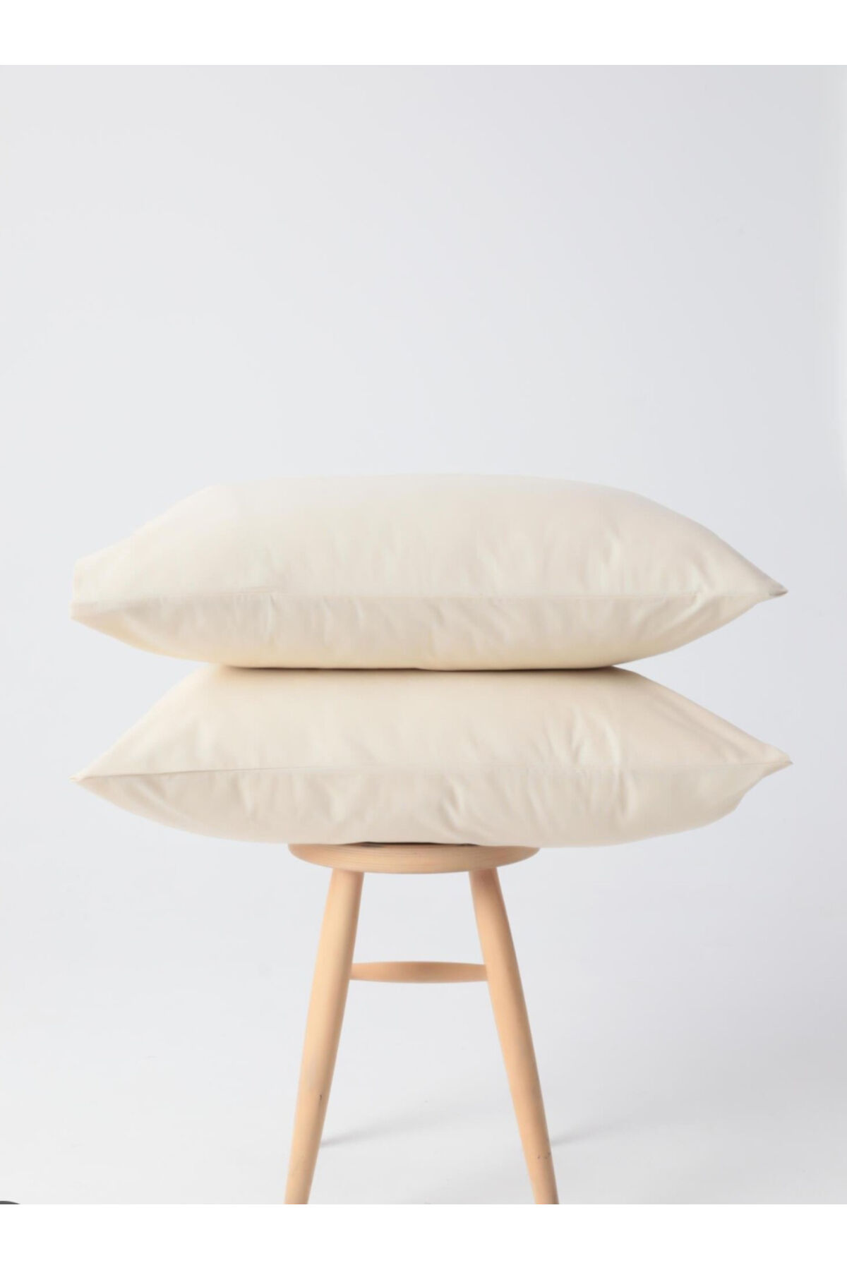 %100 Cotton(Pamuk)2 adet 50x70 cm Krem Yastık kılıfı Pillow Case