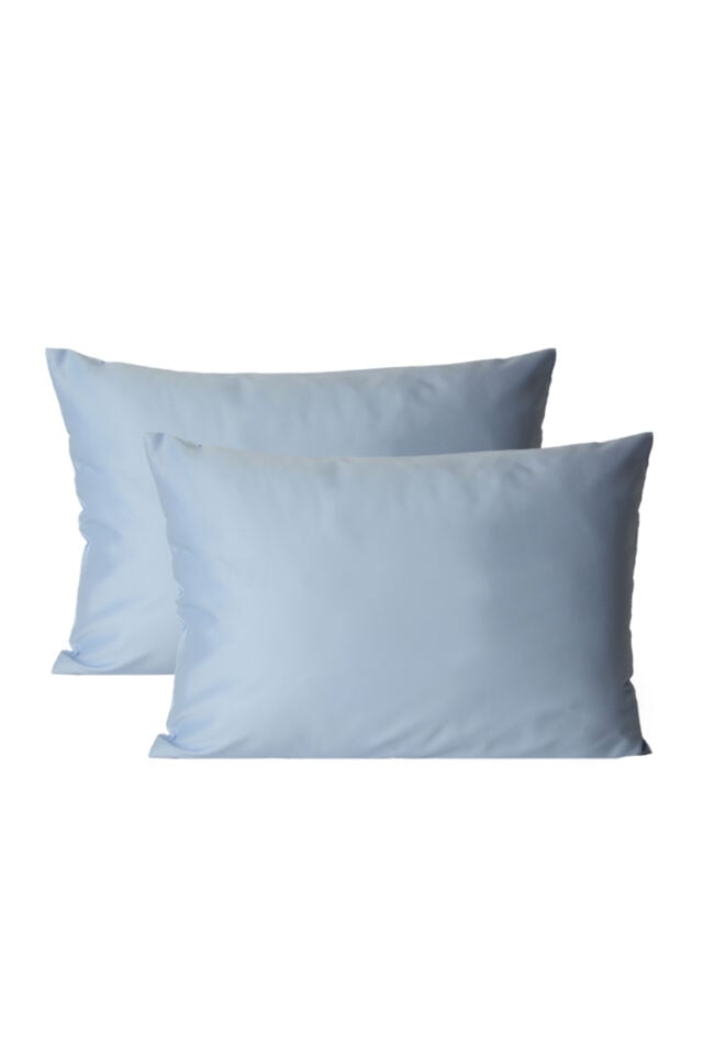 MAVİ (2 ADET) %100 COTTON (PAMUK) (50x70cm) YASTIK KILIFI PİLLOW CASE