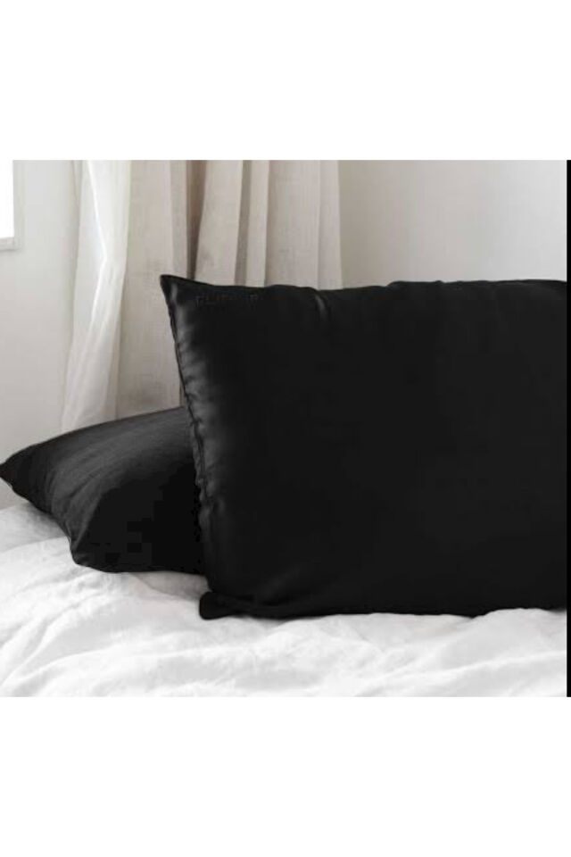 2 Adet %100 Cotton (PAMUK)siyah (50X70CM) Yastık Kılıfı Pillow Case