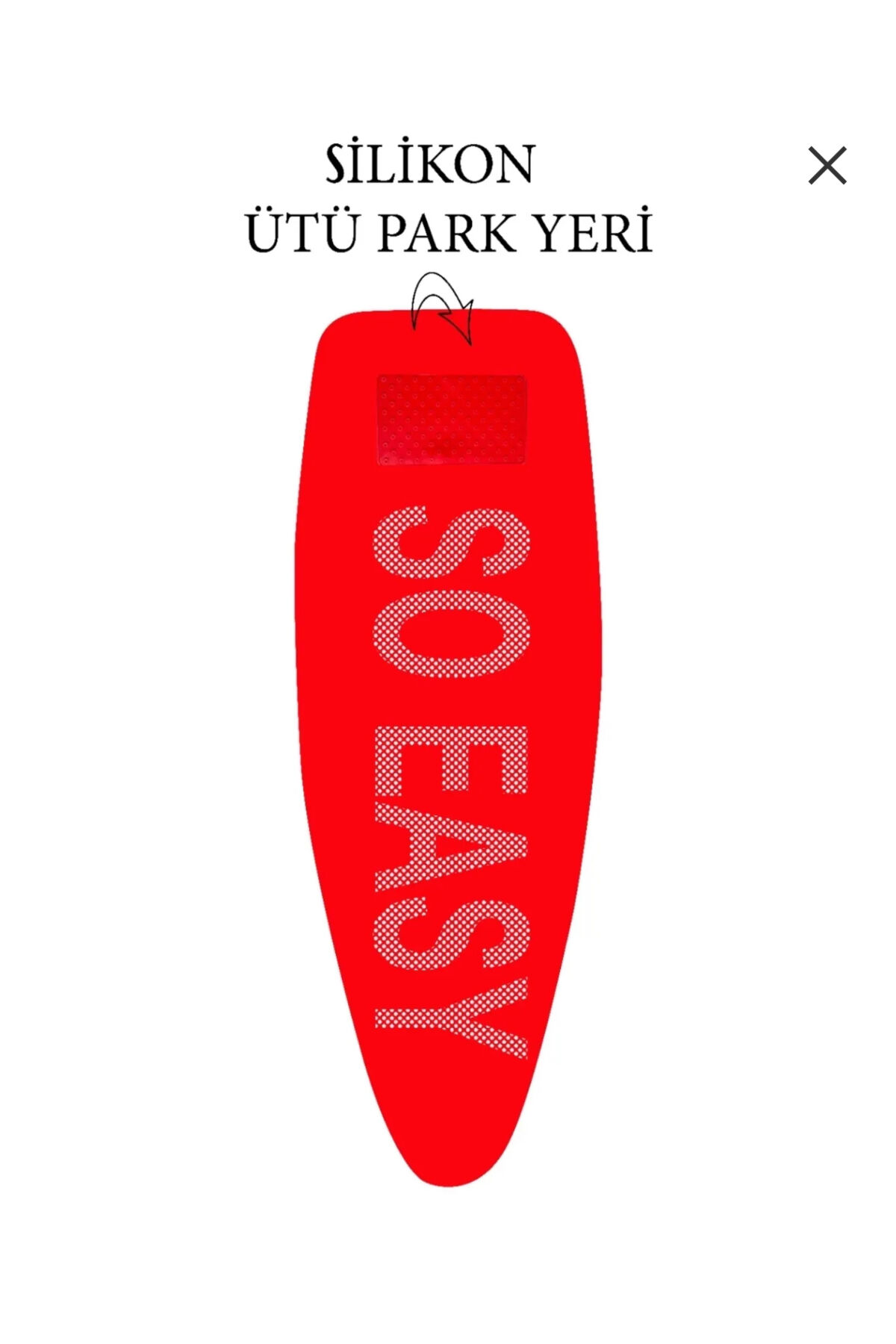So Easy Slikon Park&go Ütü Masası Kılıfı Bezi Örtüsü (54X135CM) (EV GEREÇLERİ, EV TEKSTİLİ)