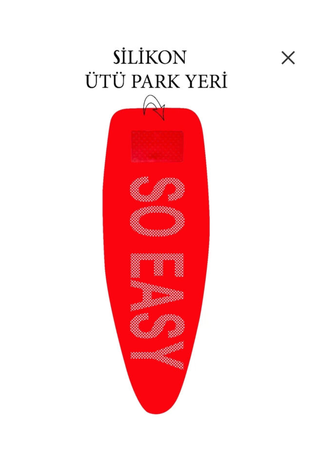 So Easy Slikon Park&go Ütü Masası Kılıfı Bezi Örtüsü (54X135CM) (EV GEREÇLERİ, EV TEKSTİLİ)