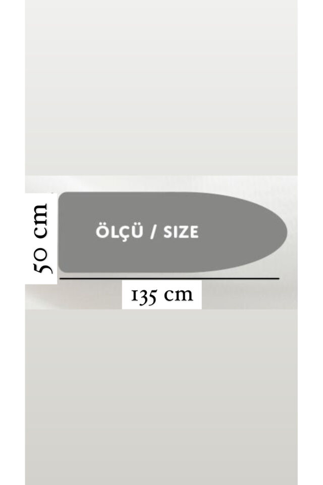 Luxury Blue Ice Ütü Masası Kılıfı Bezi Örtüsü (50X135CM) (ironing board cover)