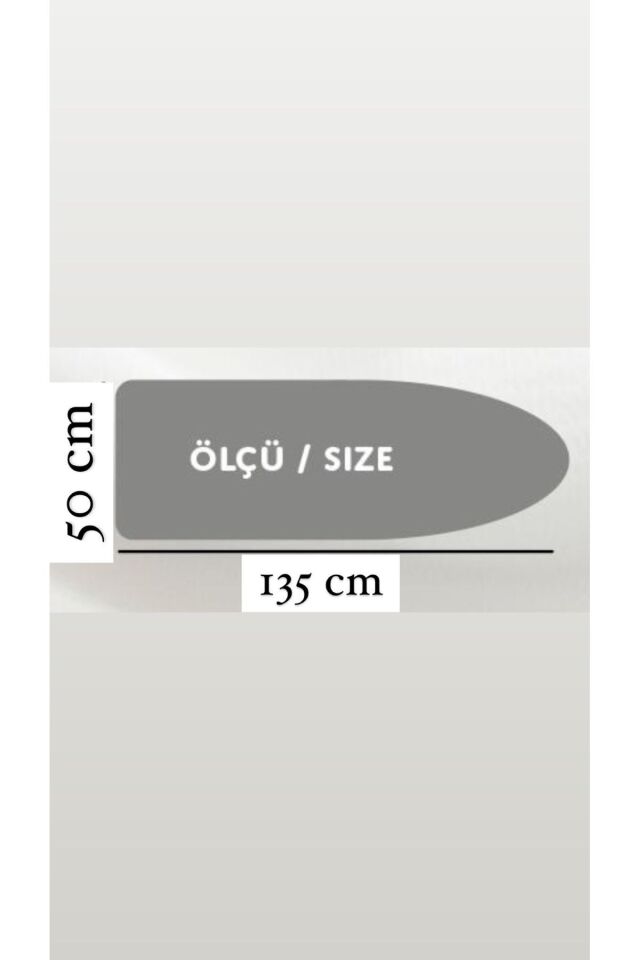 Luxury Colourfull Step Ütü Masası Kılıfı Bezi Örtüsü (50X135CM)