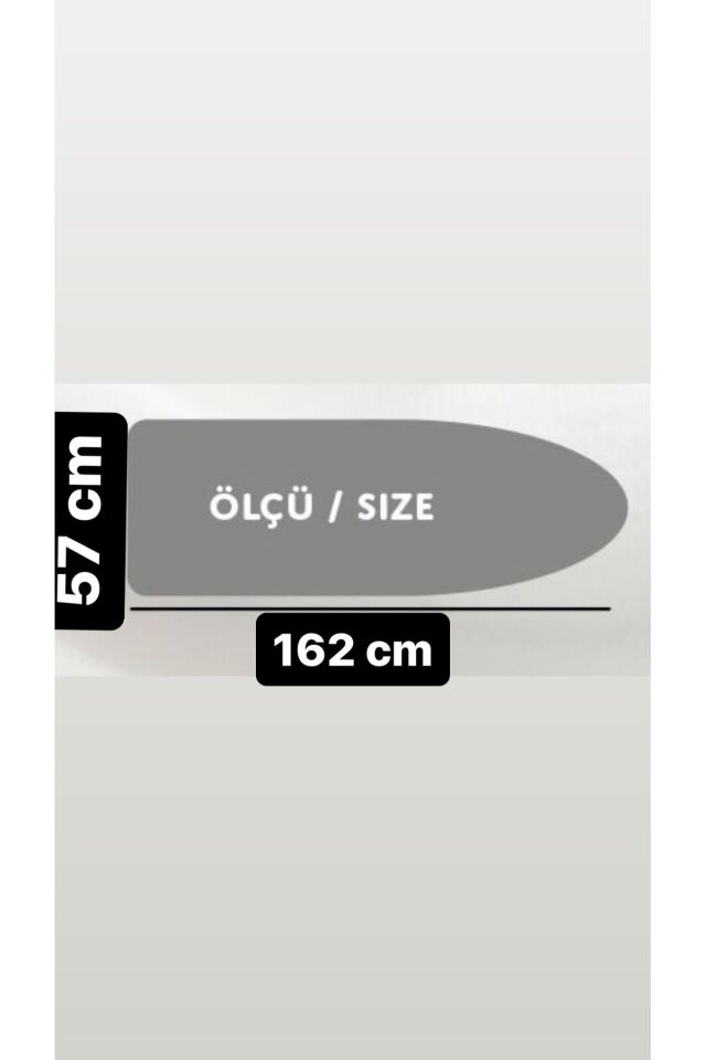 Xxl Luxury Pink Love Ütü Masası Kılıfı Bezi Örtüsü (57X162CM)