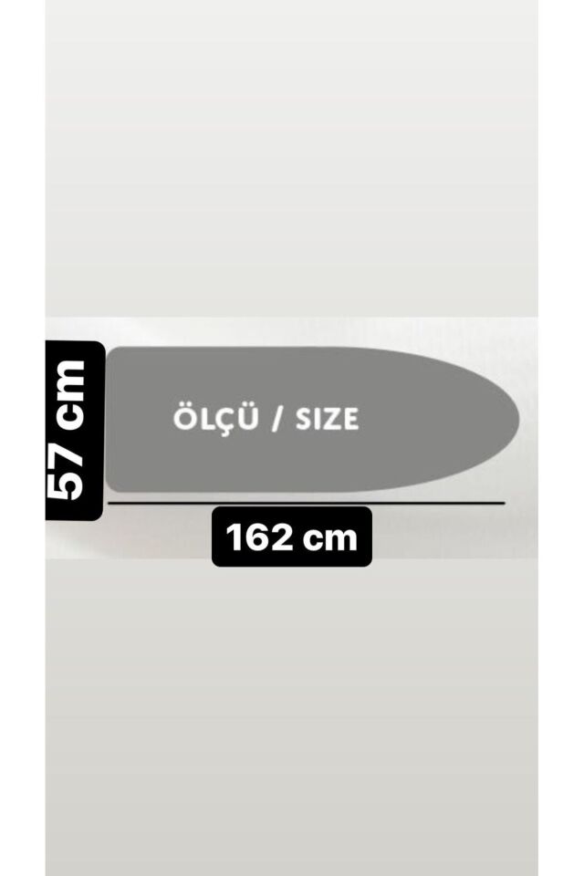 Xxl Luxury Blue Ütü Masası Kılıfı Örtüsü Bezi (57X162CM)