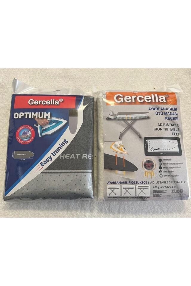 Avantajpaket: Optimum Ütü Masası Kılıfı Ayarlanabilir Ütü Masası Keçesi