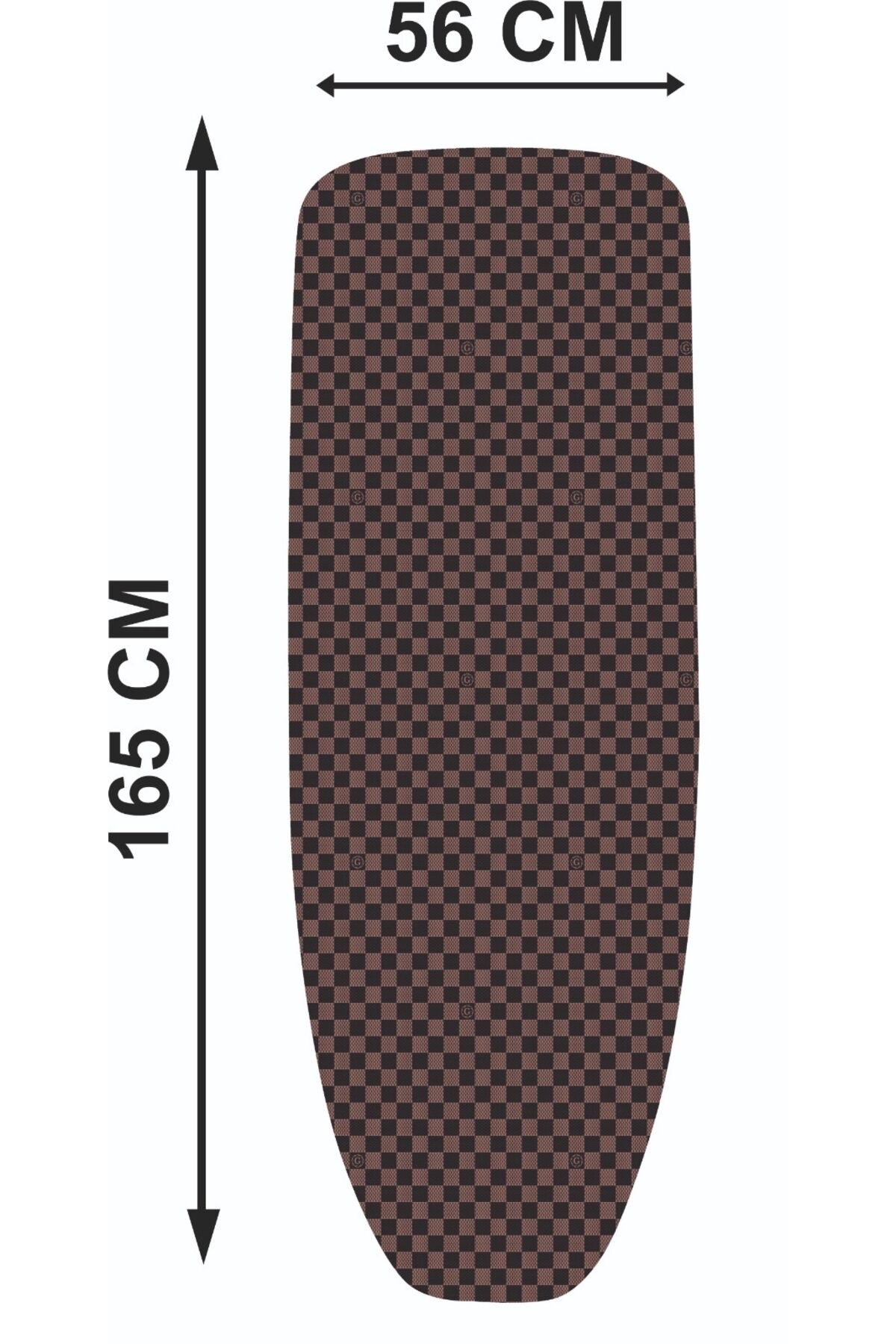 King Extra Xxl (165X56CM)kahve Ütü Masası Kılıfı (ÜTÜ MASASI &AKSESUARI, EV GEREÇLERİ, EV TEKSTİLİ) Kahverengi