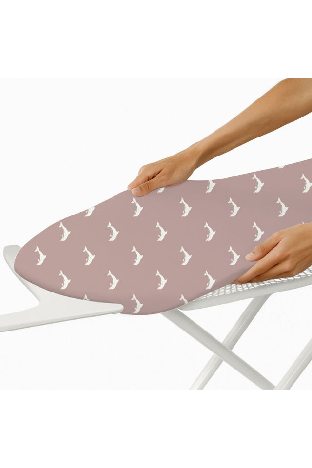 COMFORT YUNUS A.PEMBE ÜTÜ MASASI KILIFI BEZİ ÖRTÜSÜ IRONING BOARD COVER EV GEREÇLERİ Gül Kurusu