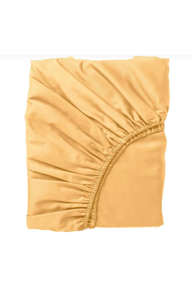 %100 COTTON (PAMUK) 120x200+30 cm  FİTTED (LASTİKLİ) TEK KİŞİLİK ÇARŞAF BED SHEETT Sarı