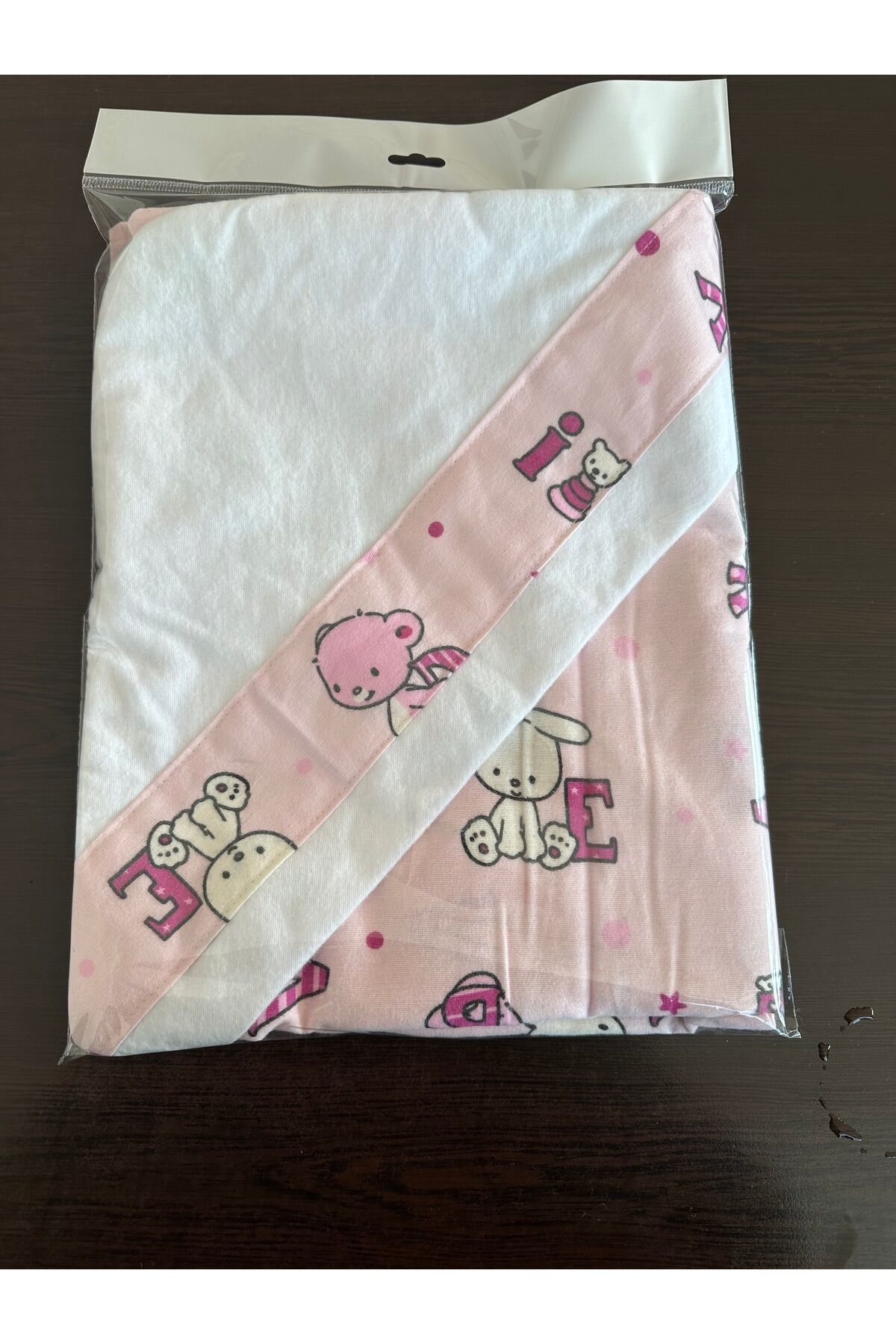 Flanel Bebe Battaniye Kundağı Pembe