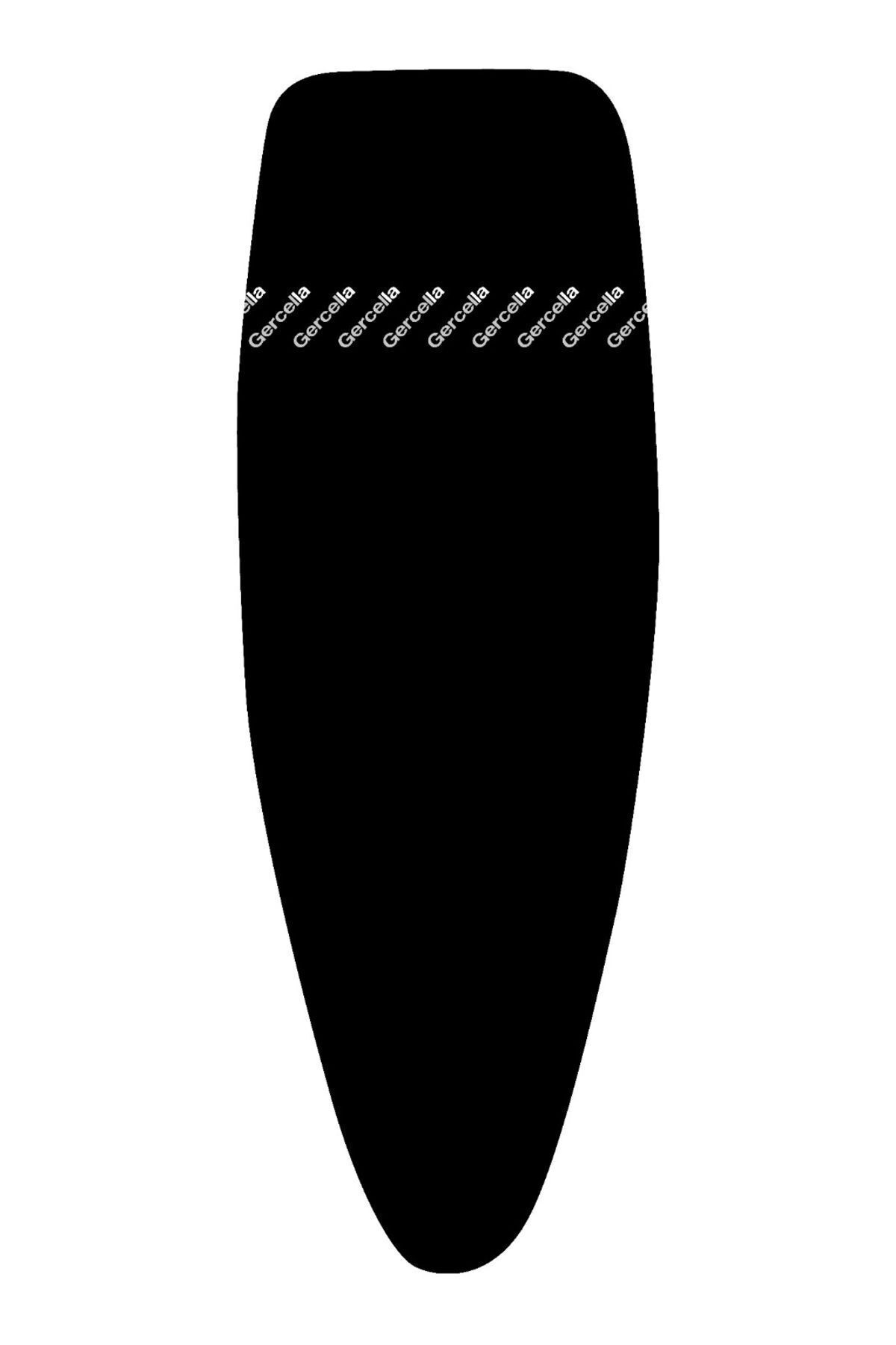 Xxl Luxury Ütü Masası Bezi Kılıfı Örtüsü Siyah (57X162CM) Siyah