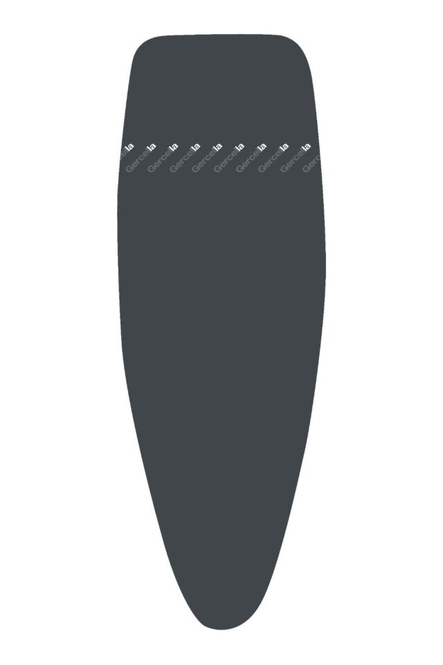 Xxl Luxury Ütü Masası Bezi Kılıfı Örtüsü Siyah (57X162CM) Antrasit