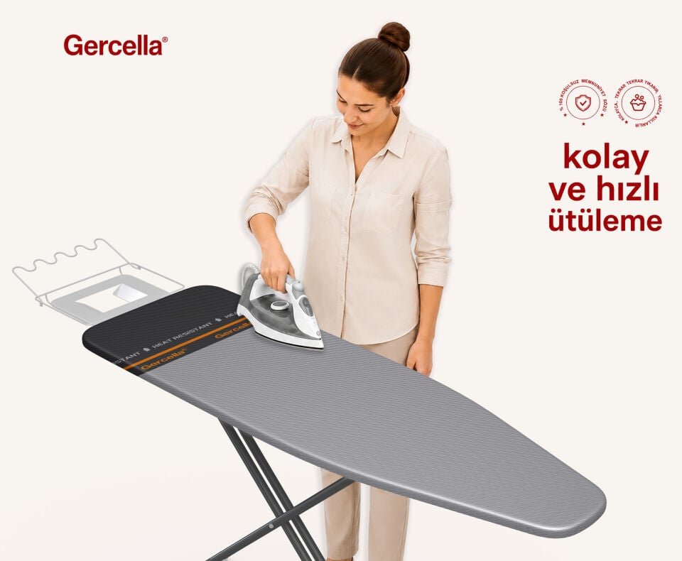 OPTİMUM PLUS ÜTÜ MASASI BEZİ ÖRTÜSÜ KILIFI ÜTÜ MASASI VE AKSESUARI IRONING BOARD COVER