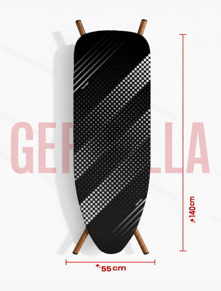 (HEDİYELİ) SİLVERLİNE GRİ ÜTÜ MASASI KILIFI BEZİ ÖRTÜSÜ ÜTÜ MASASI VE AKSESUARI IRONING BOARD COVER