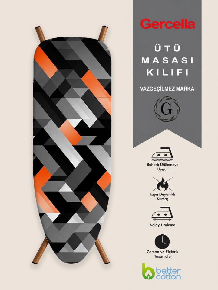 (HEDİYELİ) DYNAMİC ÜTÜ MASASI KILIFI BEZİ ÖRTÜSÜ ÜTÜ MASASI VE AKSESUARI IRONING BOARD COVER